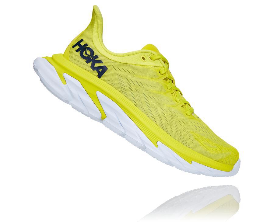 Hoka One One Hardloopschoenen Heren - Clifton Edge - Fluoreszierend - NU7903846